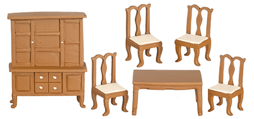 1/2" Scale  Dining Room Set, 6 pc.